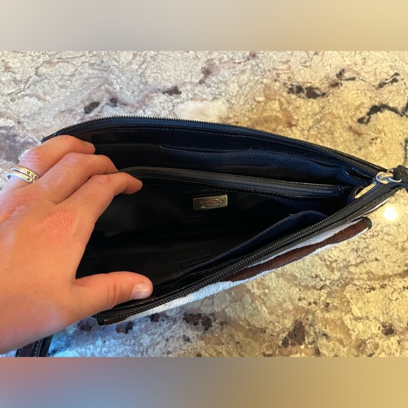 Talbots Zebra Print Clutch - Picture 4 of 5